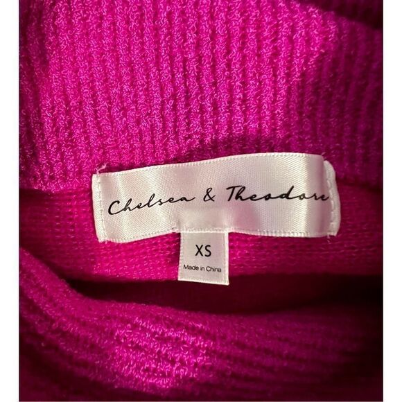 Women's Pink Turtleneck Sweater - Picture 4 of 7